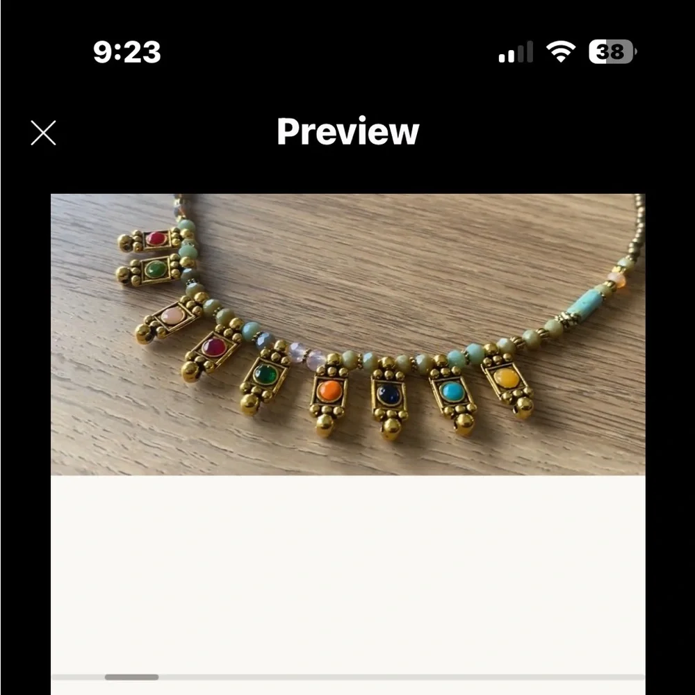 ❤️❤️❤️New Handmade Necklace ! Stunning ! New❤️❤️❤️ - Picture 5 of 8